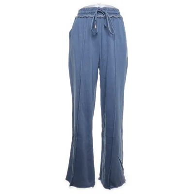 Palazzo pants (Blue) from Wiya Cotton, Elastane