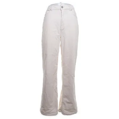 Corduroy broek (Wit) van FB Sister Katoen, Elastaan