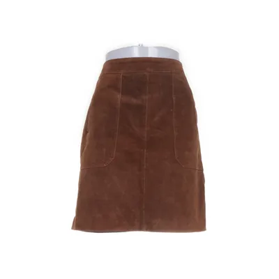 Lædernederdel (Brun) fra Woman by Tchibo Polyester, Læder