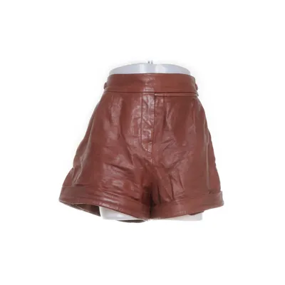 Leren shorts (Bruin) van Sézane Leer, Viscose