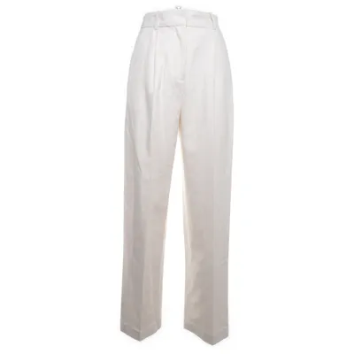 Suit pants (Beige) from & Other Stories Cotton, Linen, Silk, Viscose