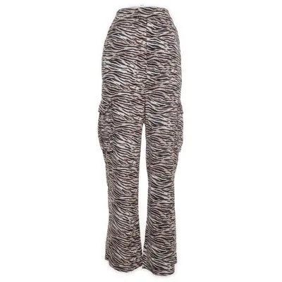 Cargo broek (Beige, Zwart) van Studio Amaya Polyester