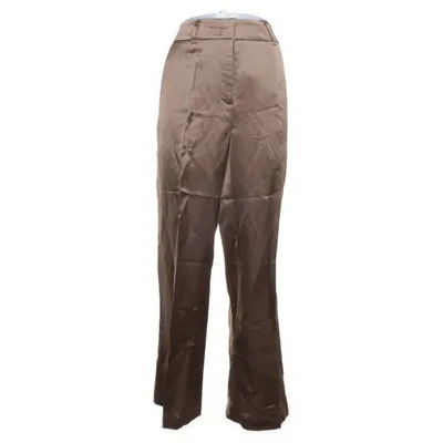 Kostymbyxor (Brun) från Cambio Viskos, Linne, Bomull