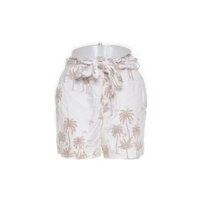 Shorts (White, Multicolored) from Desmond & Dempsey x H&M Linen, Viscose, Cotton