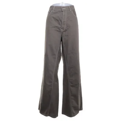 Jeans (Beige) fra Ganni Bomuld, Polyester