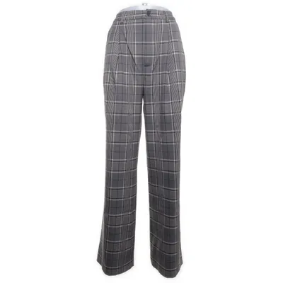 Kostuumbroek (Grijs, Zwart, Wit) van Anine Bing Elastaan, Polyester, Wol, Viscose