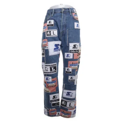 Spijkerbroek (Blauw, Meerkleurig) van Acne Studios Blå Konst Katoen, Polyester