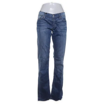 Spijkerbroek (Blauw) van 7 for All Mankind Katoen, Elastaan