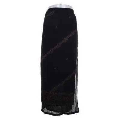 Wrap skirt (Black, Multicolored) from Ischiko Polyamide, Wool