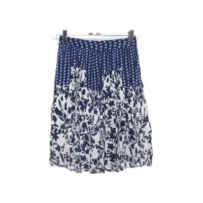 Skirt (Blue, White) from Derhy Kids Cotton, Viscose