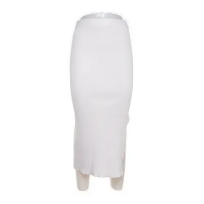 Maxi skirt (White) from Zara Knit Elastane, Nylon, Polyester, Viscose