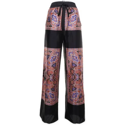 Broek (Zwart, Meerkleurig) van Zara Polyester