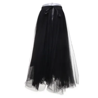 Maxi rok (Zwart) van Choklate Polyester