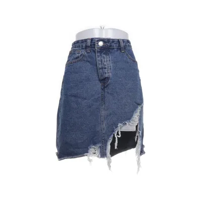 Spijkerrok (Blauw) van PrettyLittleThing Katoen, Polyester