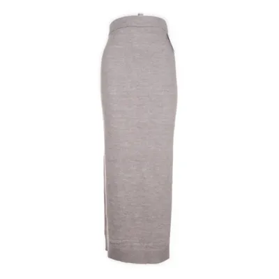 Mammakjol (Beige) från H&M Mama Polyester, Akryl, Ull, Elastan