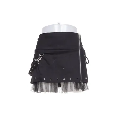 Kjol (Svart) från Hell Bunny Bomull, Elastan