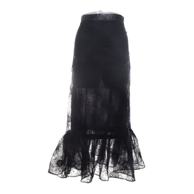 Maxi skirt (Black) from Sandra Mansour x H&M Cotton, Polyamide, Polyester