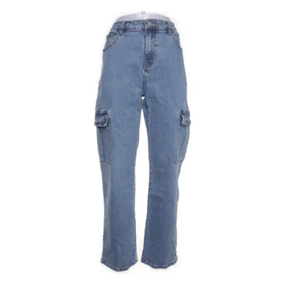 Pantalon cargo (Bleu) de Nina Carter Coton, Élasthane, Polyester