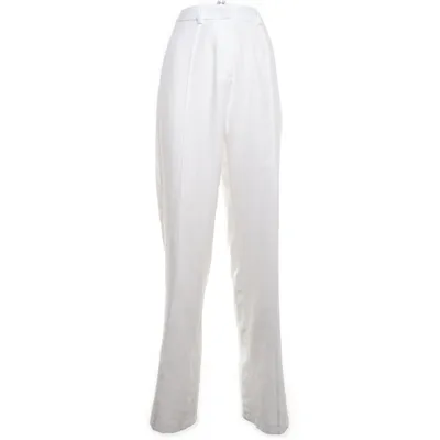 Bukser (Hvid, Sort) fra PrettyLittleThing Polyester