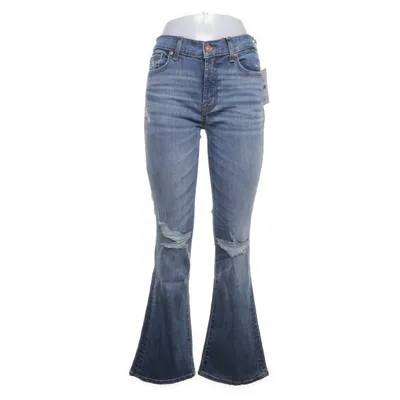 Spijkerbroek (Blauw) van 7 for All Mankind Katoen, Elastaan