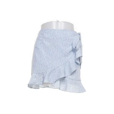 Wikkelrok (Blauw, Wit) van Shein Polyester