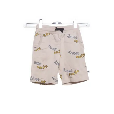 Sweatshort (Beige, Meerkleurig) van Carlijnq Organisch katoen, Elastaan