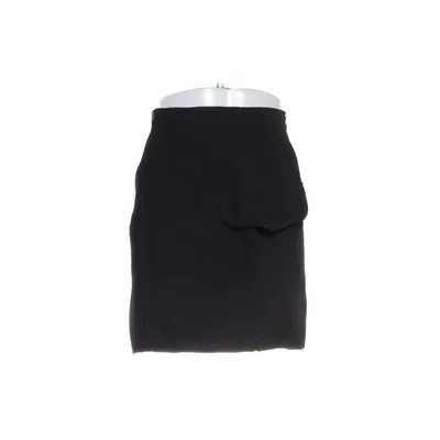 Skirt (Black) from Stefanel Wool, Viscose