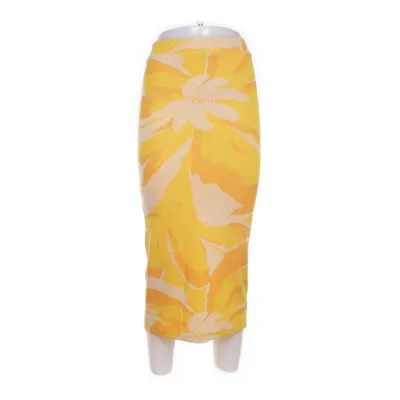 Skirt (Yellow, Multicolored) from Zara Elastane, Polyester, Viscose
