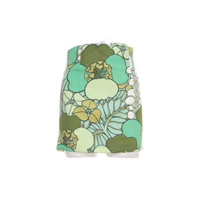 Rok (Groen, Meerkleurig) van Zara Polyester, Elastaan
