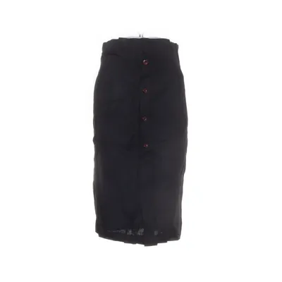 Skirt (Black) from Marithé François Girbaud Linen, Viscose