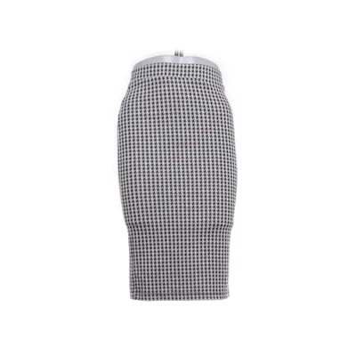 Kjol (Svart, Vit) från Guess Viskos, Polyester, Elastan