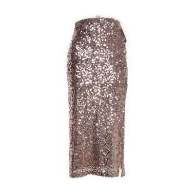 Maxi skirt (Beige) from Made in italy Elastane, Polyester, Viscose