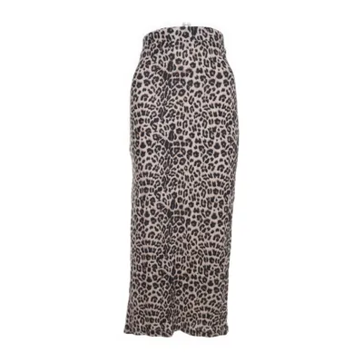 Maxi rok (Bruin, Meerkleurig) van The Black Label Collection Lager 157 Viscose, Elastaan
