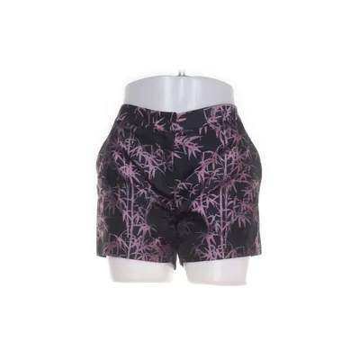 Shorts (Black, Purple) from Shanghai Tang Polyester, Cotton, Silk