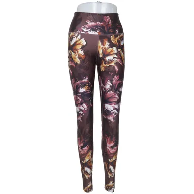 Sports tights (Brown, Multicolored) from Athlecia Elastane, Recycled polyester