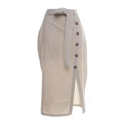 Skirt (Beige, White) from Blue Vanilla Polyester, Elastane