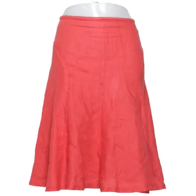 Rock (Rot) von Zara Woman Leinen, Viskose