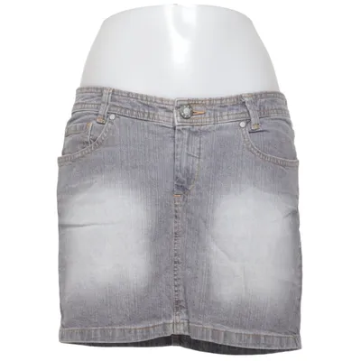 Denim skirt (Gray) from AJC Cotton, Elastane