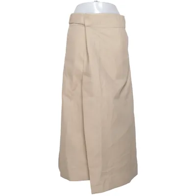 Jupe portefeuille (Beige) de Mark Kenly Dominotan Coton, Polyester