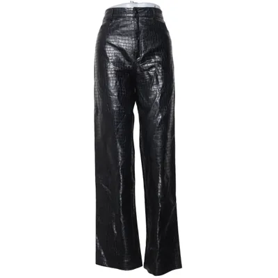 Pants (Black) from Nicki Studios x Gina Tricot Polyurethane, Viscose