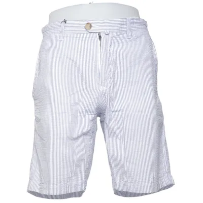 Korte broek (Blauw, Wit) van Bowery Katoen