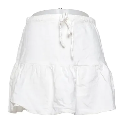 Skirt (White) from Brandy Melville Linen, Viscose