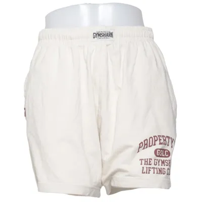 Sweatshort (Beige) van Gymshark Katoen, Elastaan