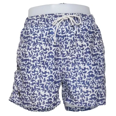 Badshorts (Blå, Vit) från Oas Polyester
