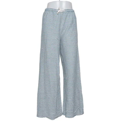 Broek (Wit, Blauw, Meerkleurig) van Zara Katoen, Polyester
