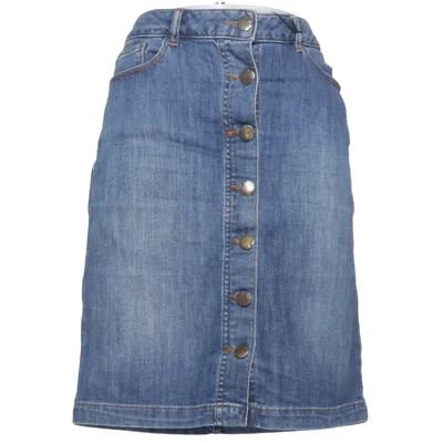 Jupe en jean (Bleu) de Fatface Coton, Élasthane