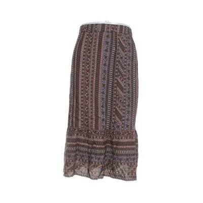 Skirt (Brown, Multicolored) from Cream Viscose