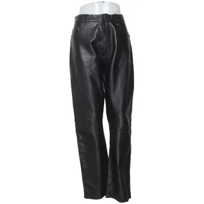Läderbyxor (Svart) Skinn, Polyester