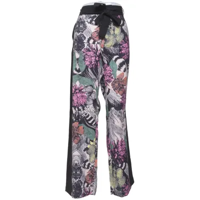 Pants (Black, Multicolored) from Desigual Polyester