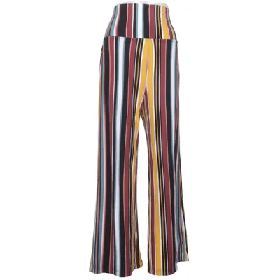 Palazzobyxor (Svart, Gul, Flerfärgad) från Rue21 Elastan, Polyester